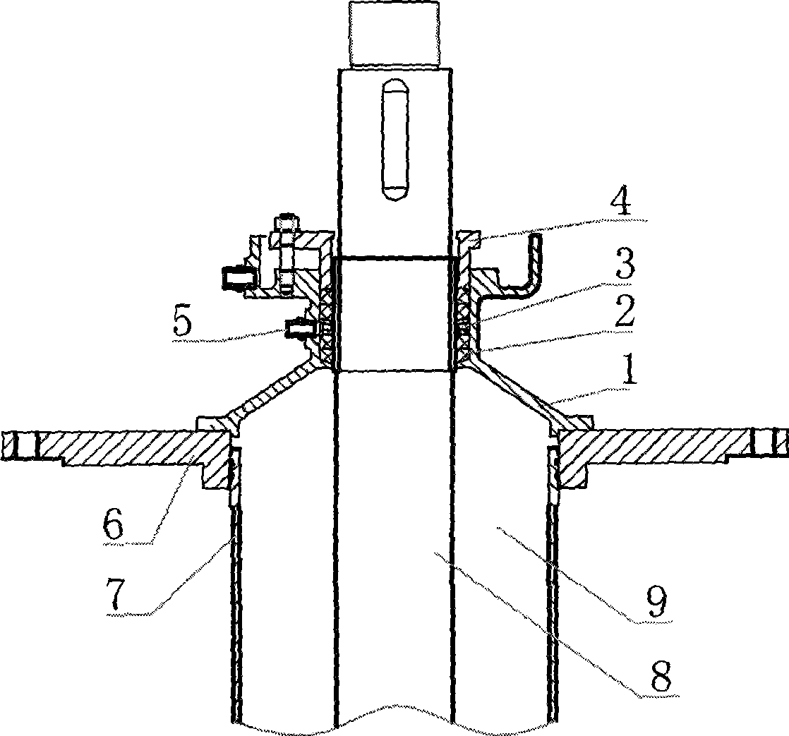 Packing shaft seal structure of improved type vertical pump