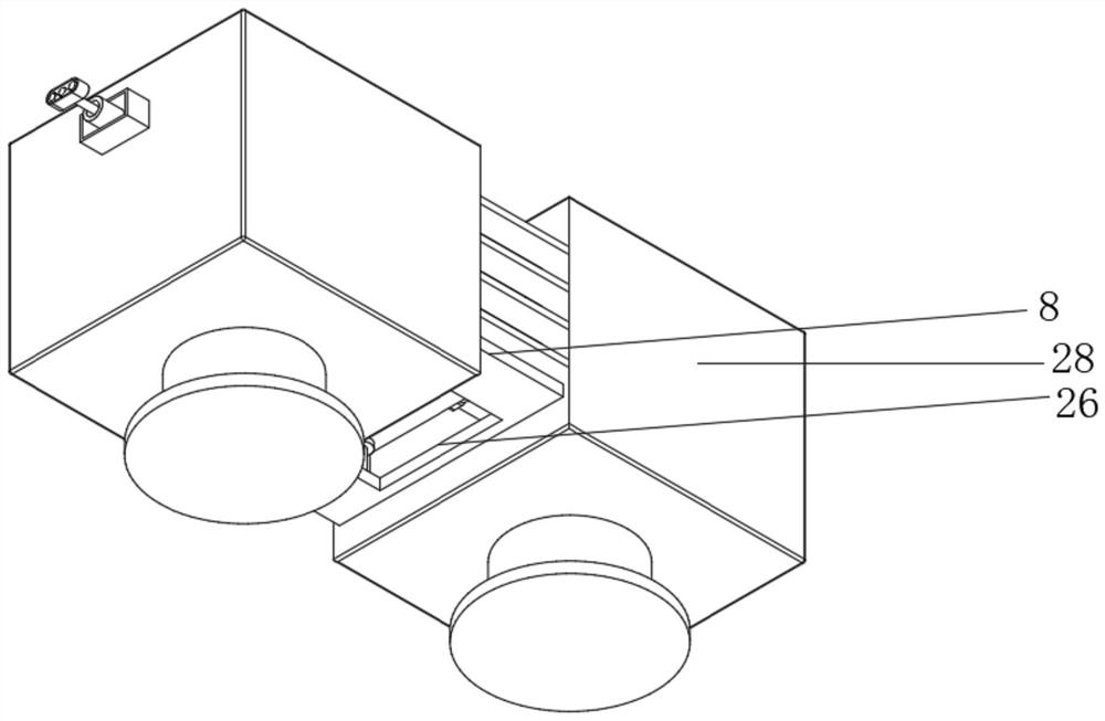 Automatic winding and contracting structure for charging wire of battery car