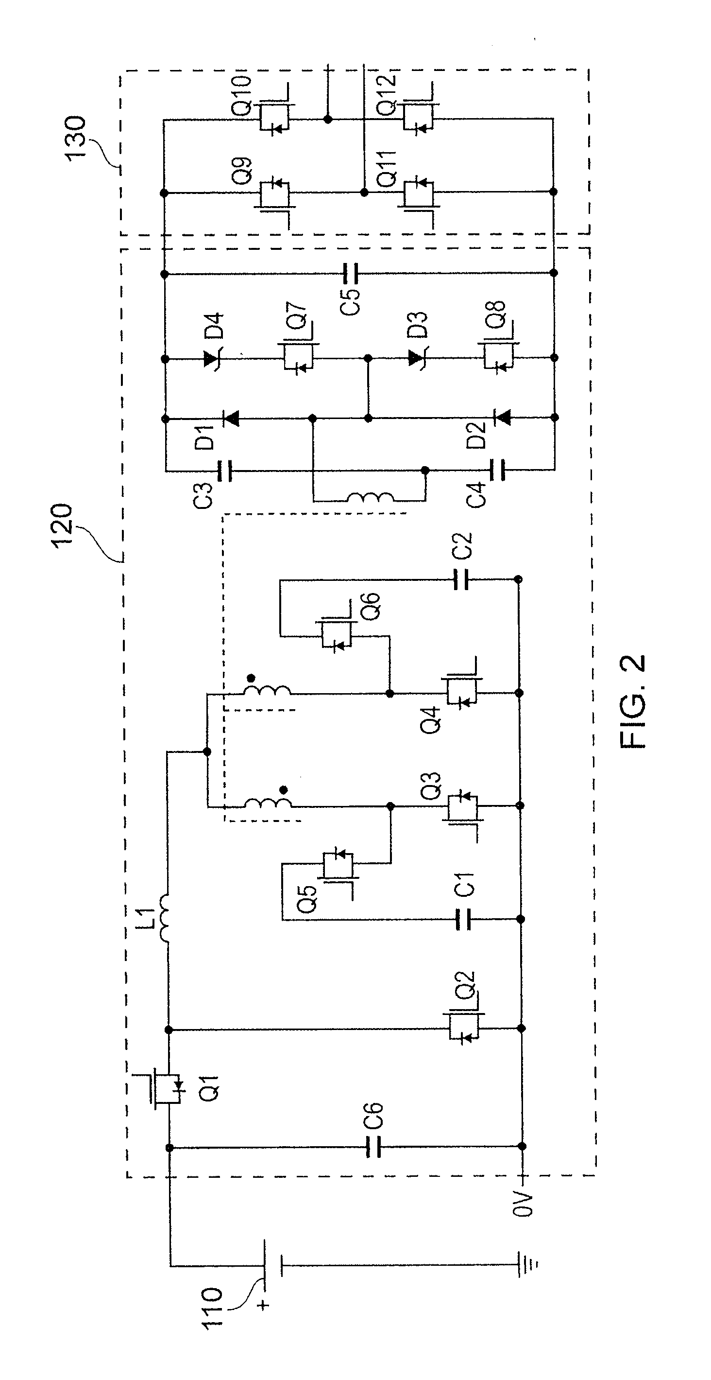 Grid tied inverter, system and method