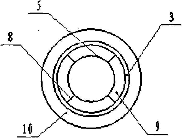 Heat exchanger with corrugated pipe coil structure provided with internal duct and external duct