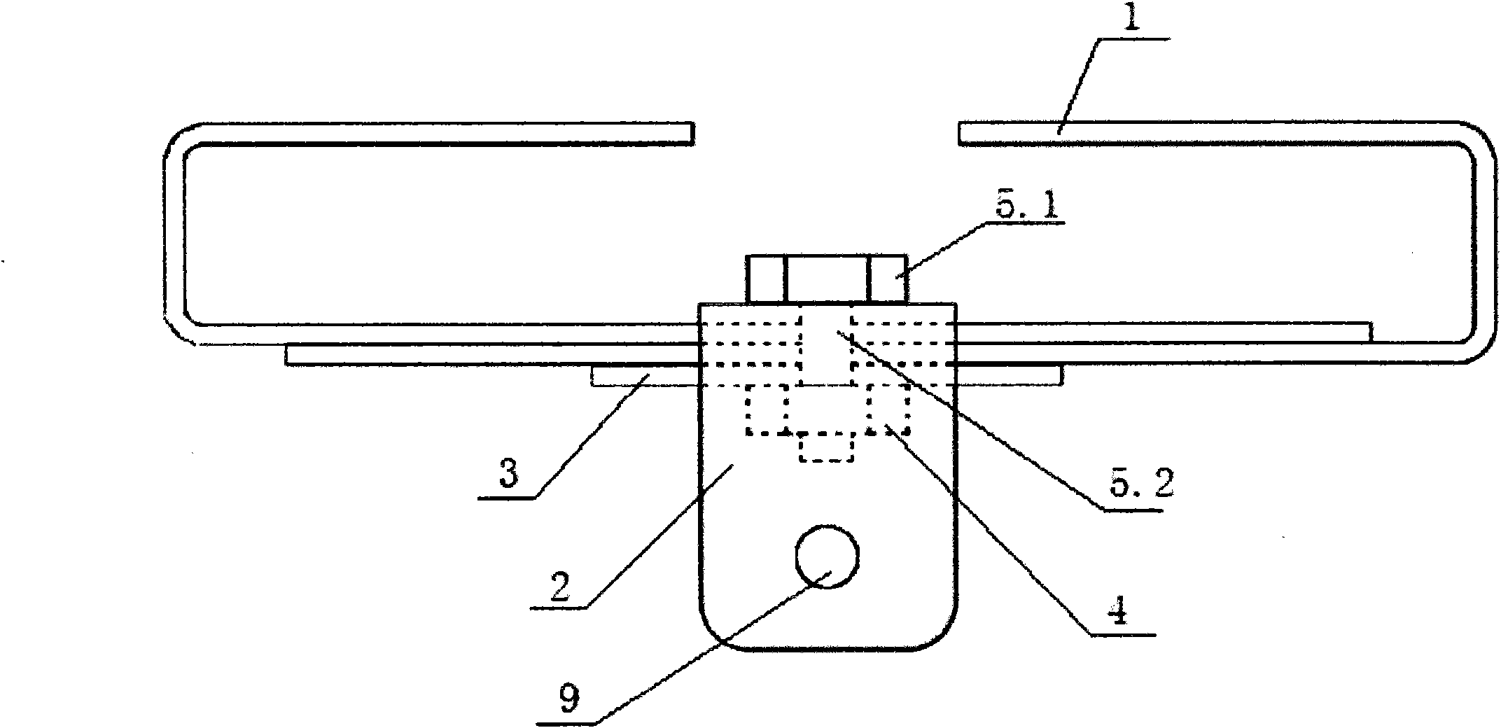 Adjustable installing piece of lamp in factory