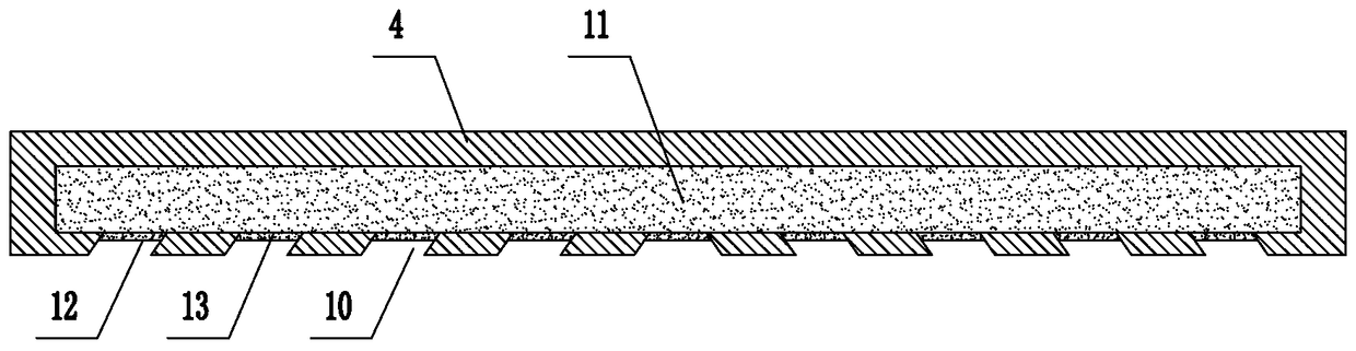 Fireproof power cable trench