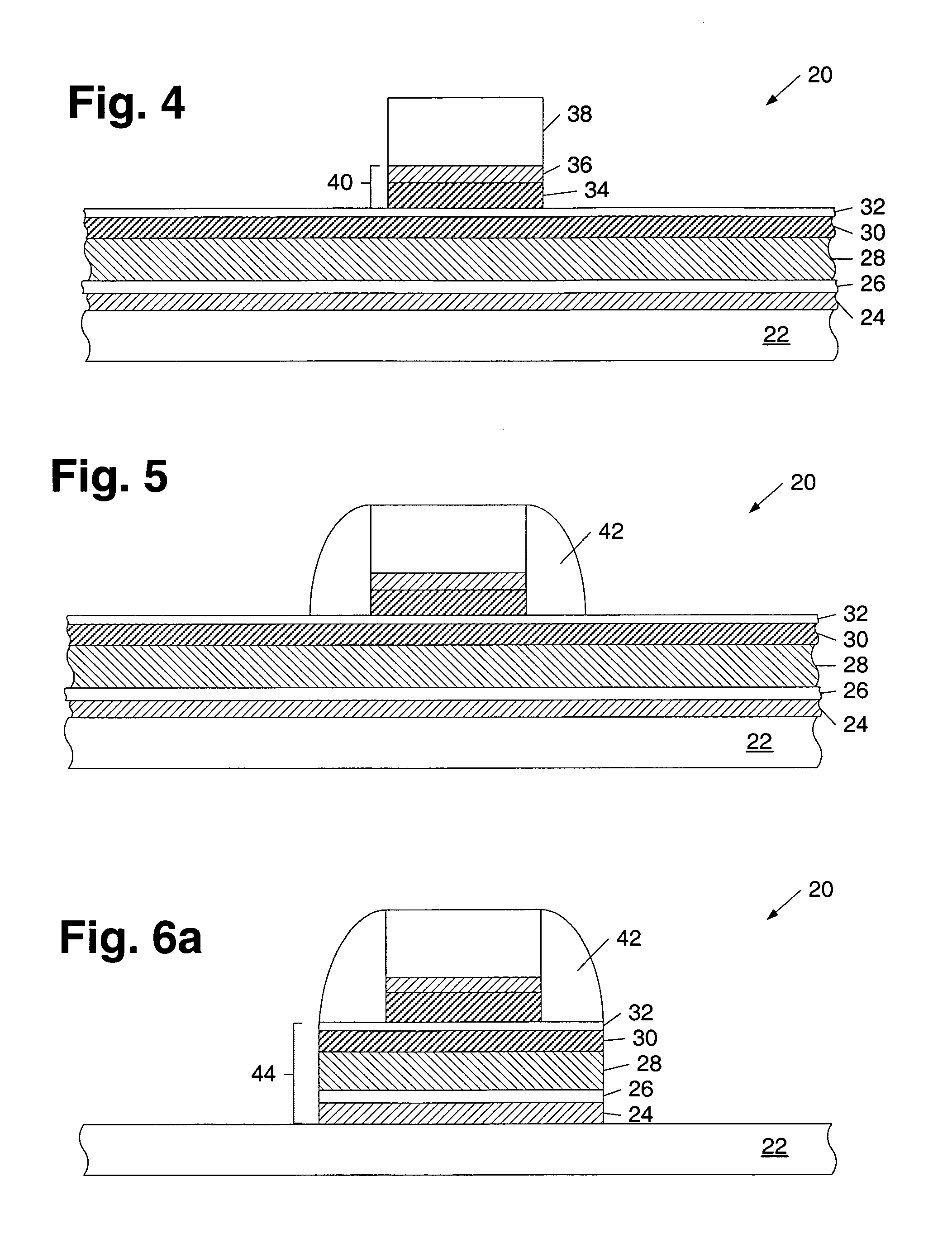 Metal etch process selective to metallic insulating materials