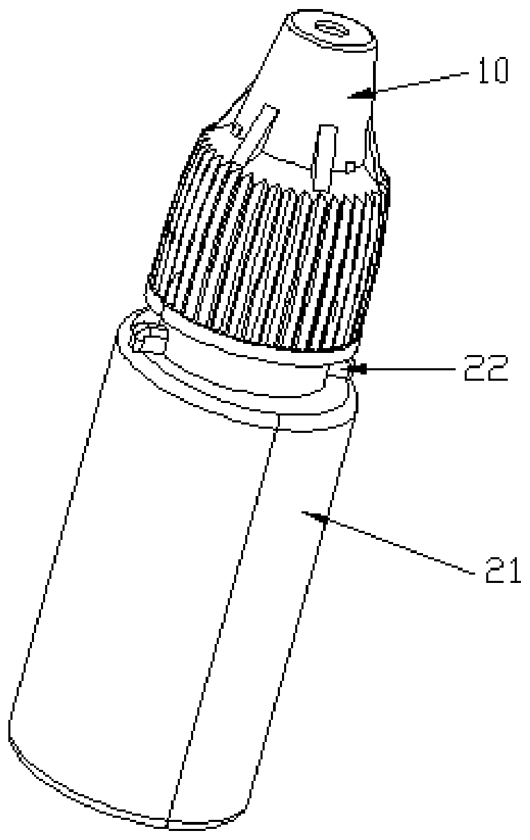 Quantitative extrusion glue bottle