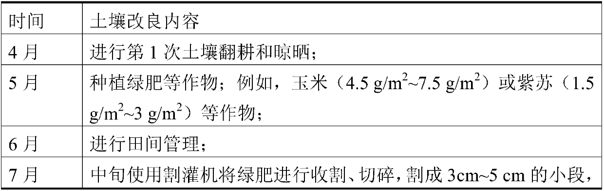 Ginseng pollution-free farmland planting method