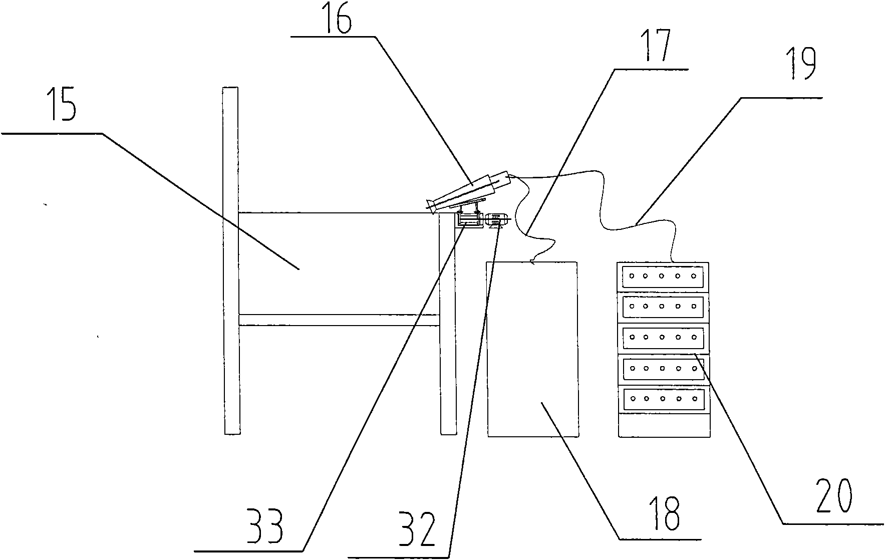 Steel-plastic composite pipe spraying device