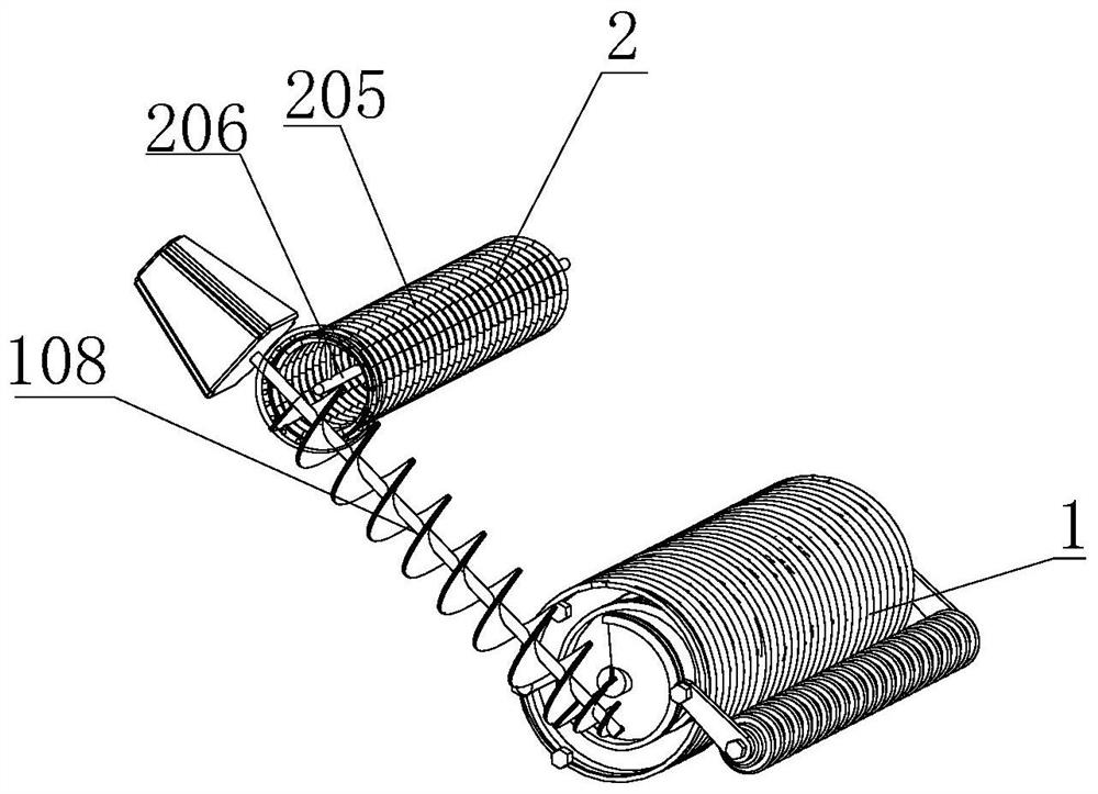 River snail catching device suitable for stream