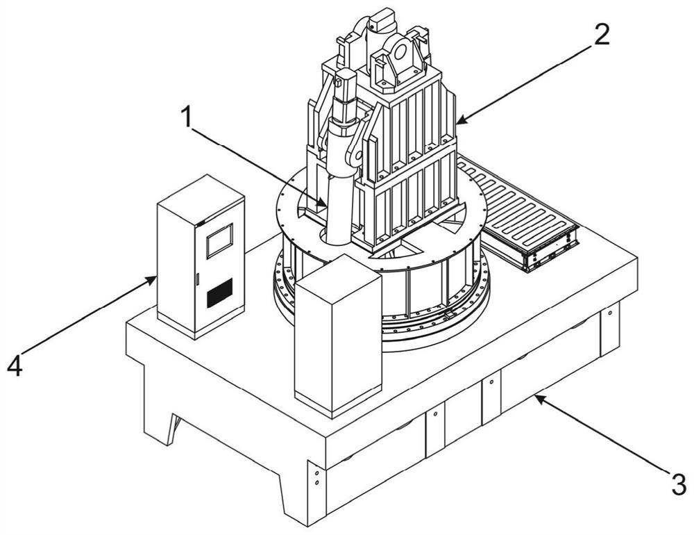 Device for adjusting tire posture and applying load