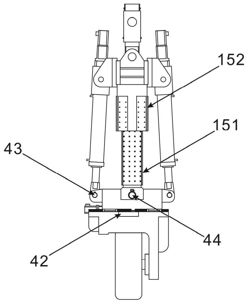 Device for adjusting tire posture and applying load