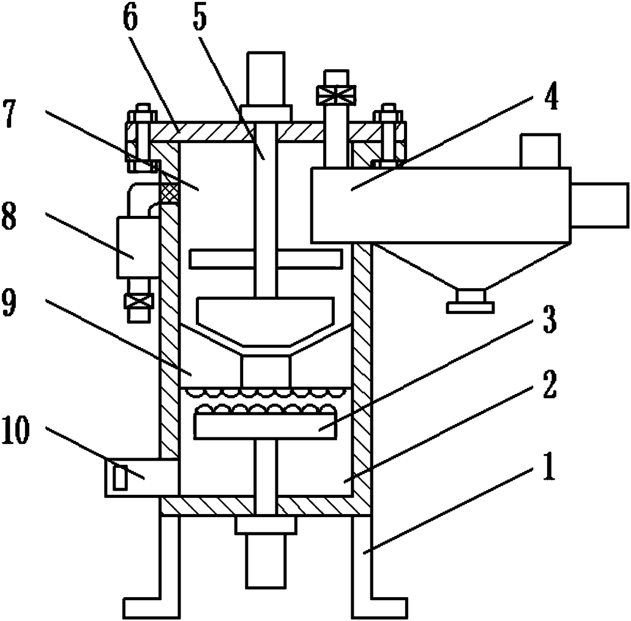 High-efficient industrial wood plate cleaning and crushing integrated equipment