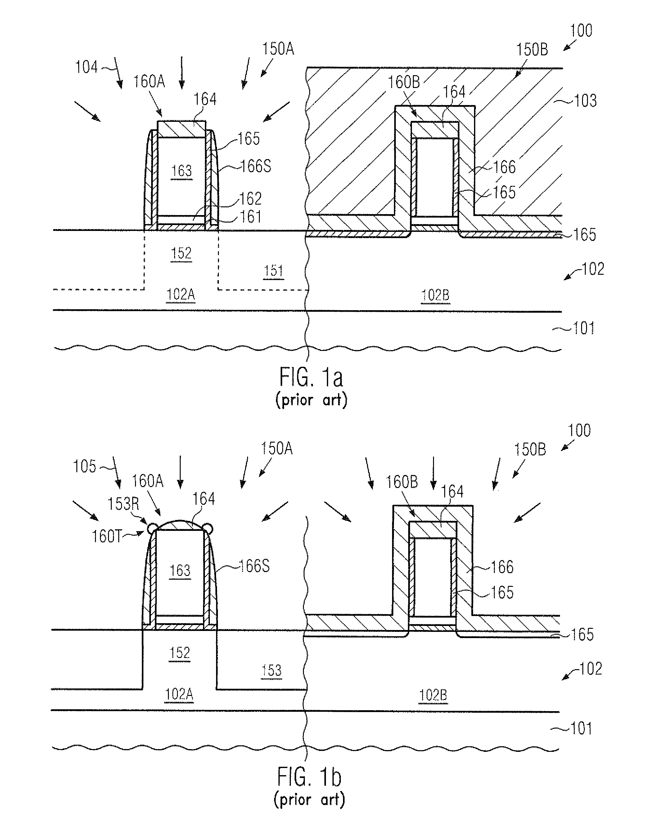 Strain enhancement in transistors comprising an embedded strain-inducing semiconductor alloy by corner rounding at the top of the gate electrode