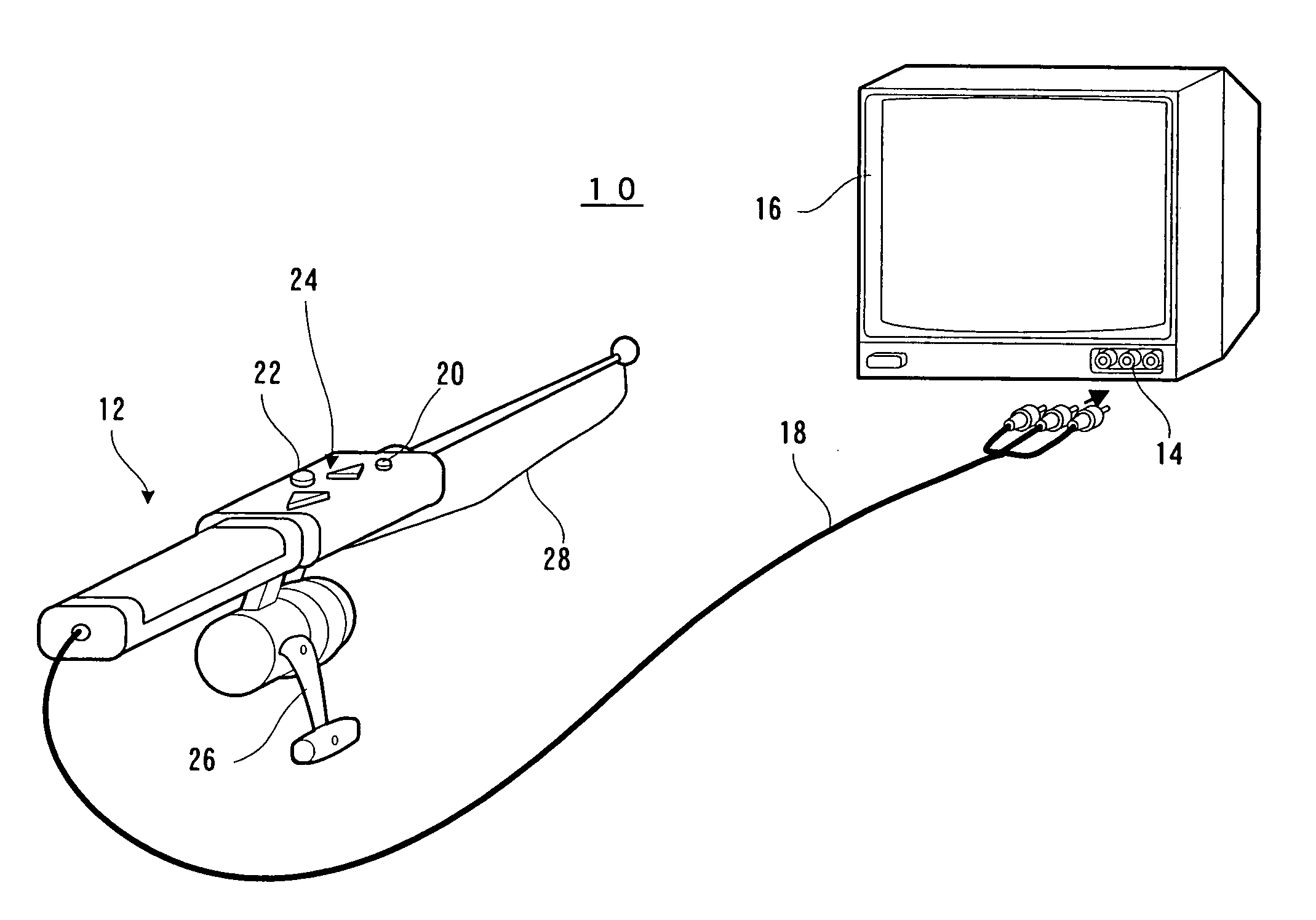 Fishing game device