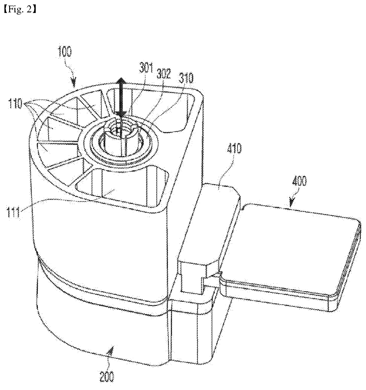 Cartridge for extracting nucleic acid