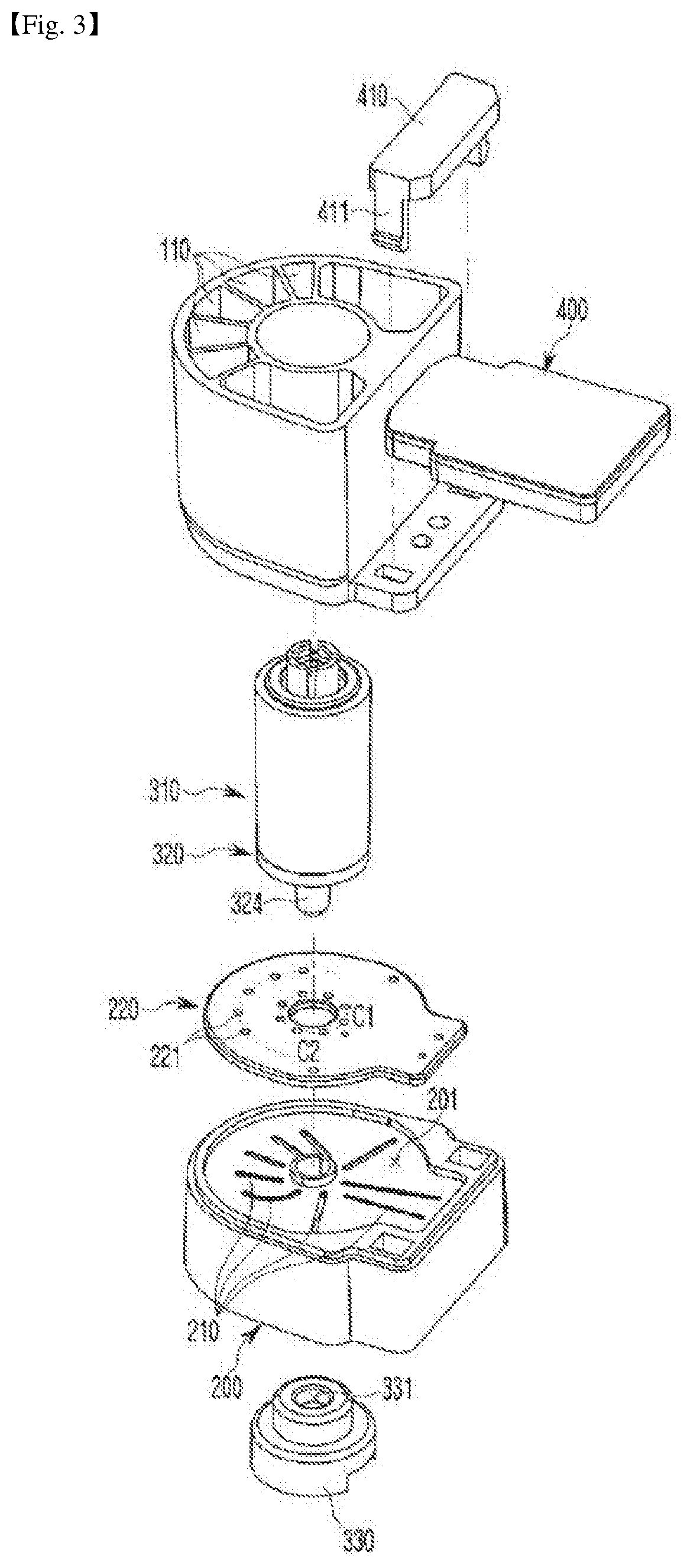 Cartridge for extracting nucleic acid