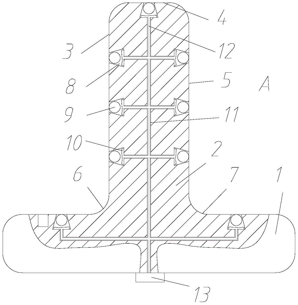 Safe and reliable elevator guide rail