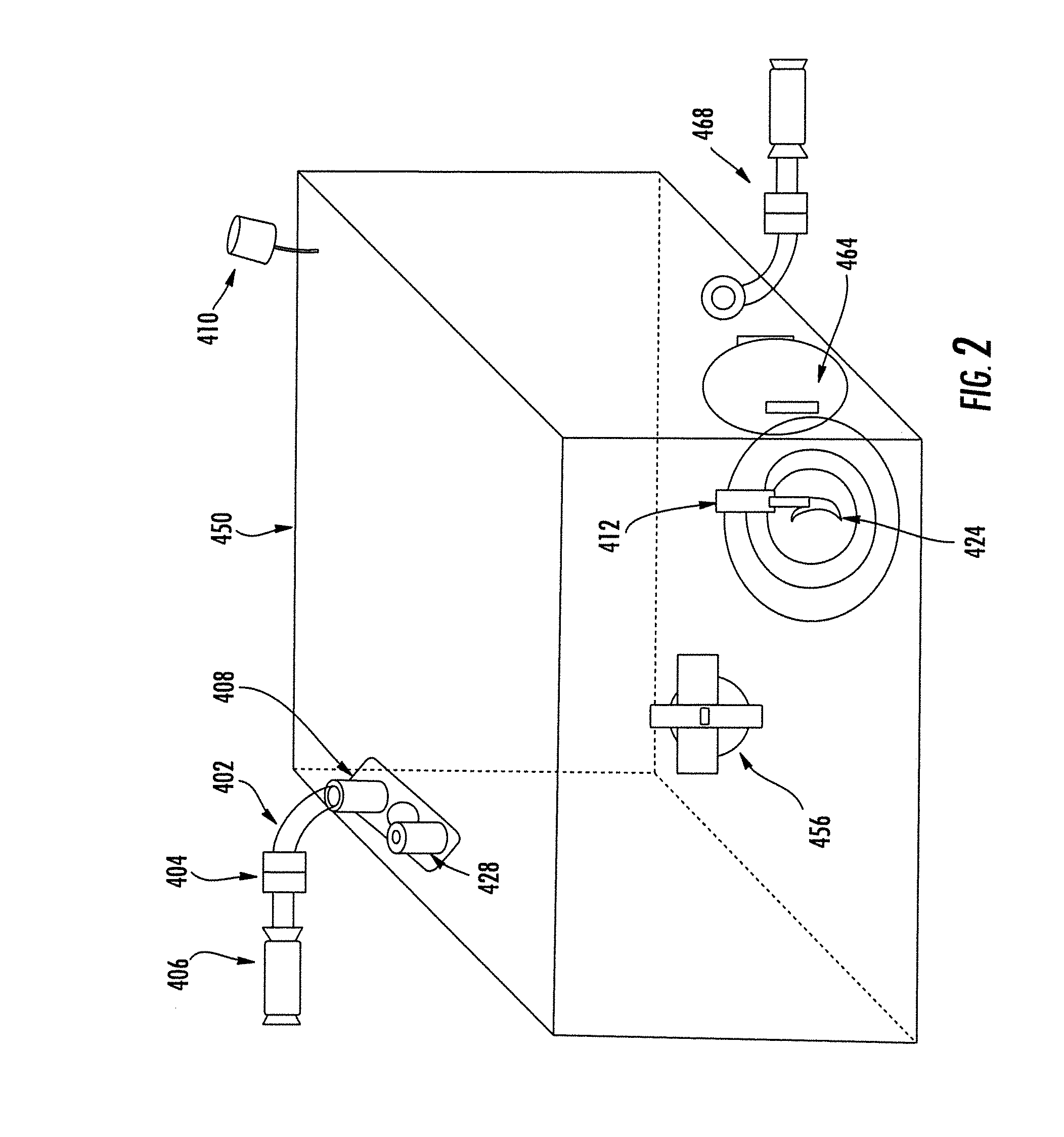 Container for accommodating at least one of at least one biologically active fluid and at least one preparatory fluid, and a method therefor