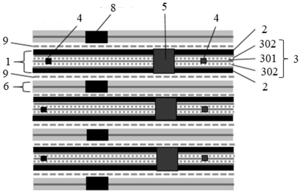 Composite negative electrode sheet with rapid heating function, and cell and battery using same