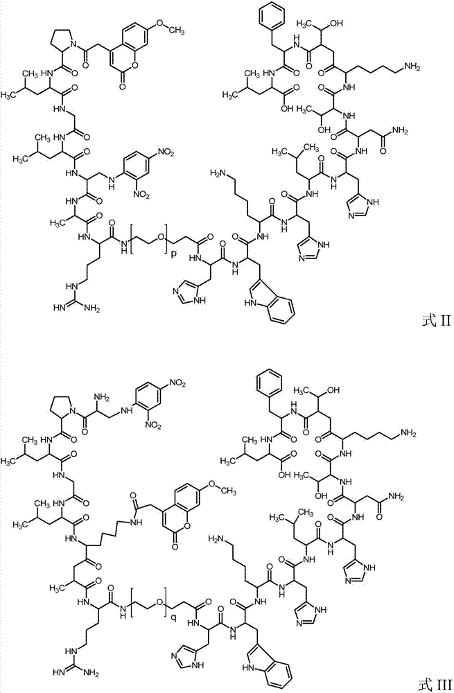 High-specificity MMP-14 substrate peptide, preparation method and applications thereof