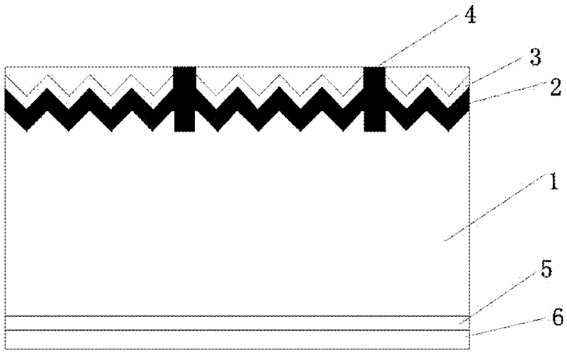 N-type substrate silicon solar cell and production method thereof