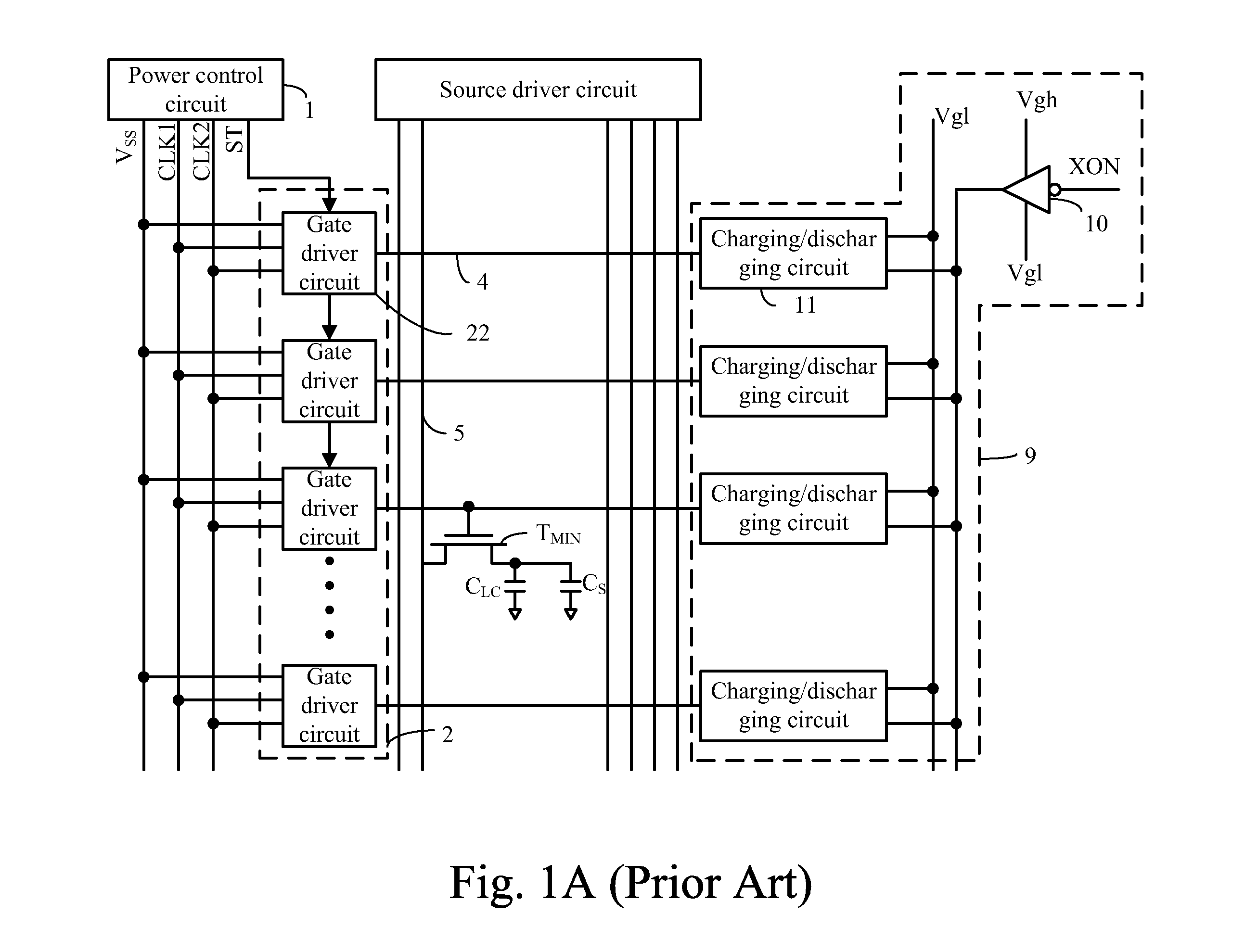 Apparatus, shift register unit, liquid crystal display device and method for eliminating afterimage