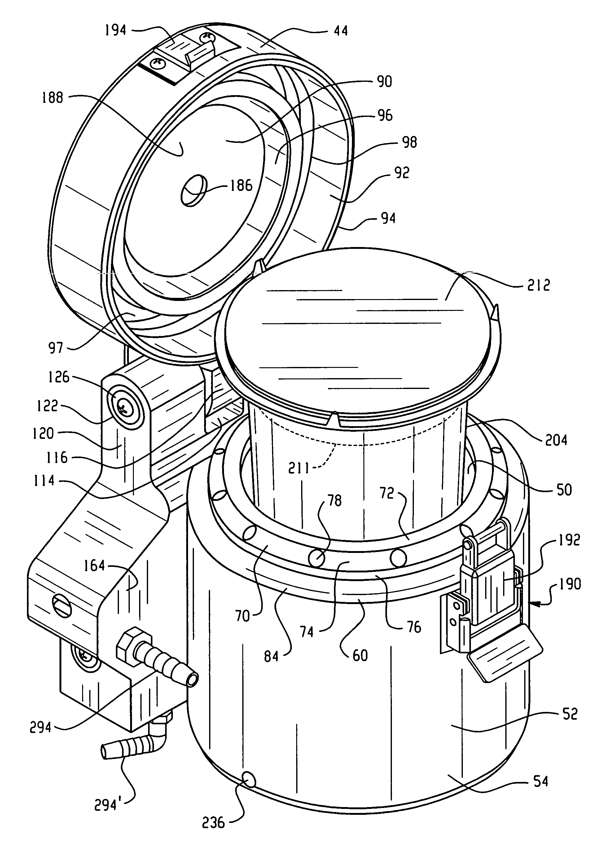 Cartridge holder for automated reprocessor