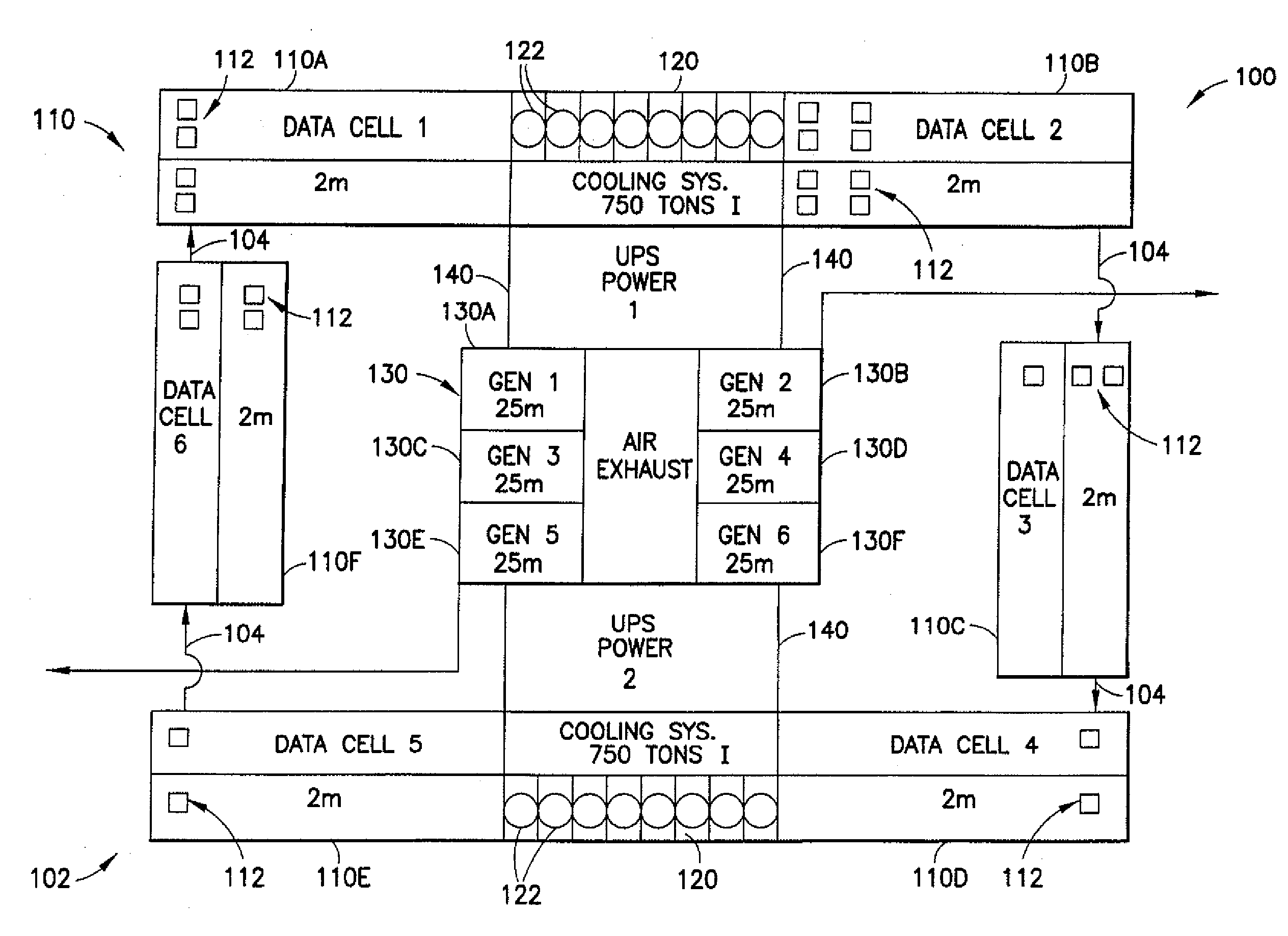 Data center and methods for cooling thereof