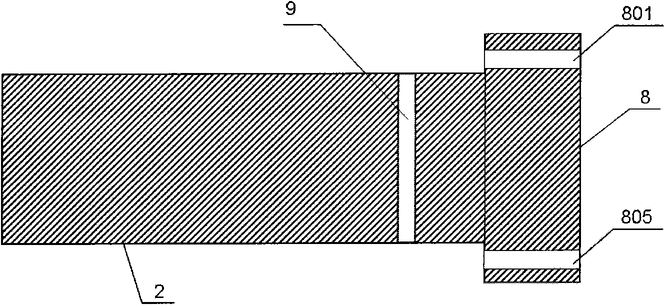 Motor vehicle safety anticollision device and motor vehicle chassis comprising the same