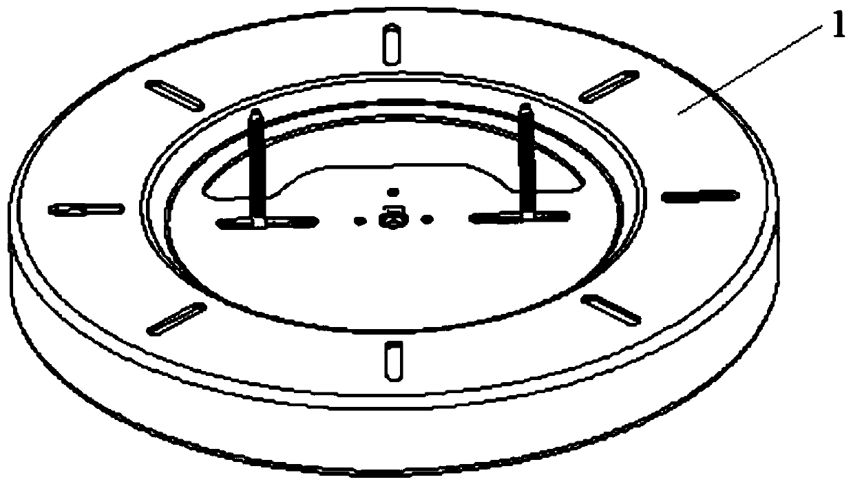 Ceiling lamp realizing rapid assembly and disassembly