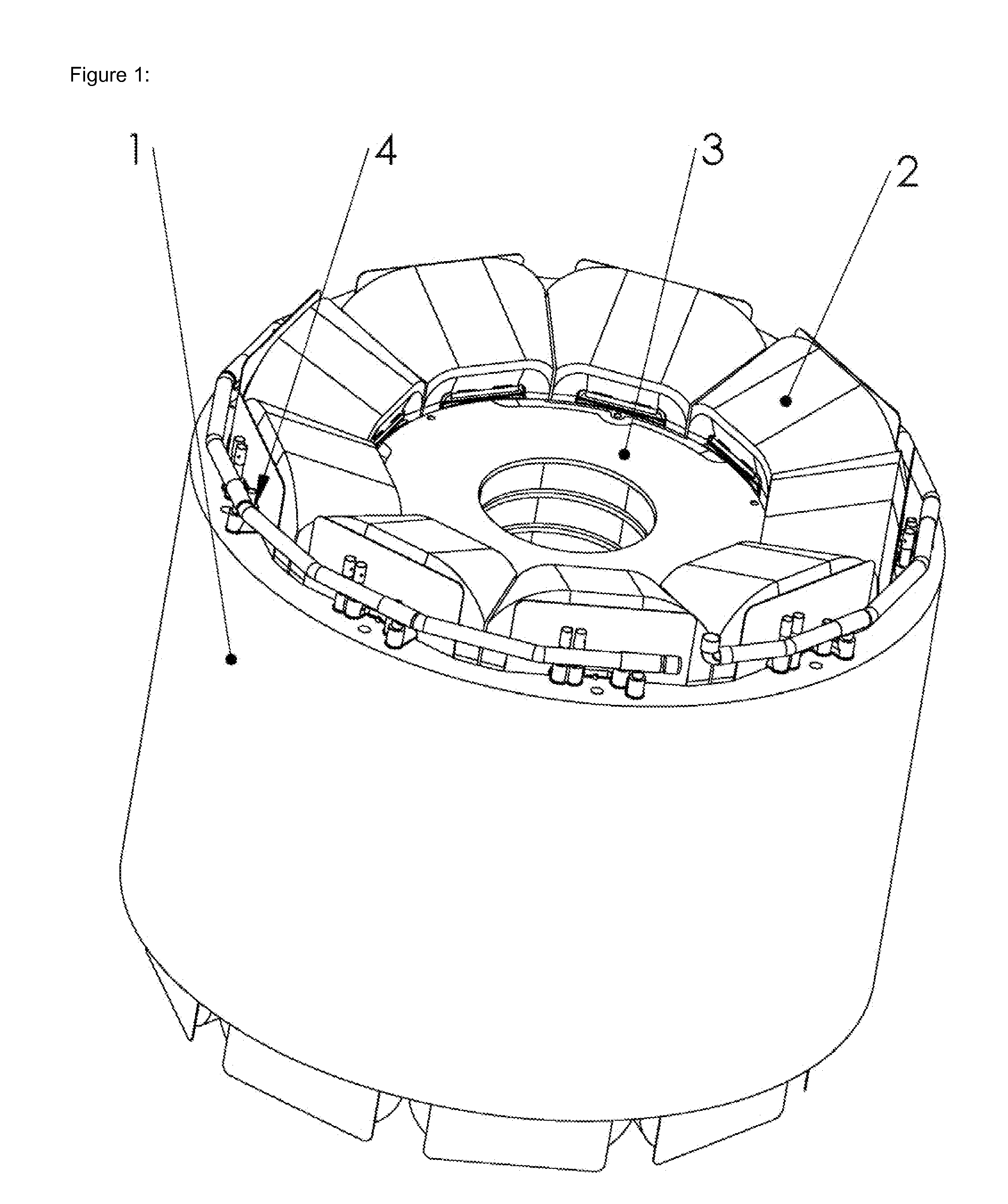 High efficiency permanent magnet machine with concentrated winding and double coils