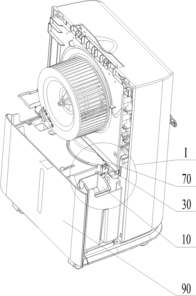 Trigger mechanism and dehumidifier having same