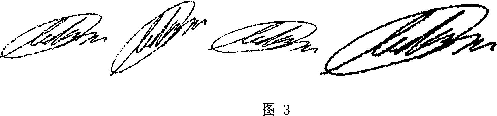 Signature identifying method