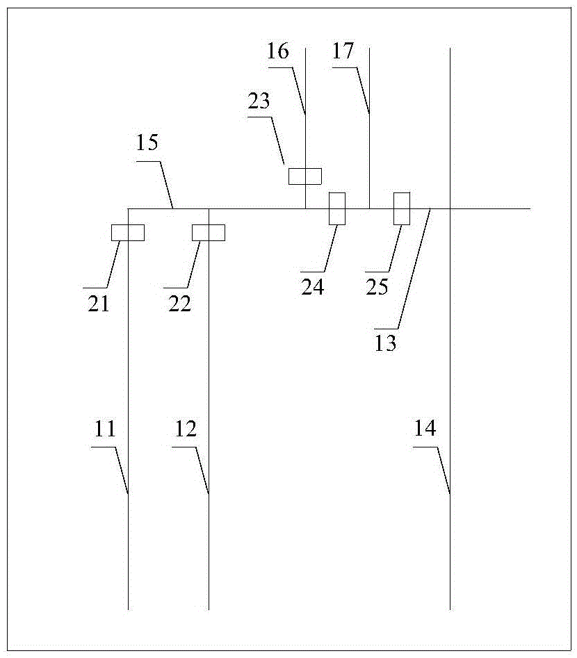 Microfluidic chip for detecting heavy metal ions in water and detection method