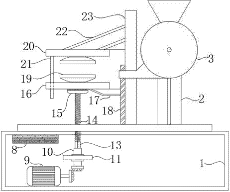 Automatic compacting device for mechanical-sealed packing