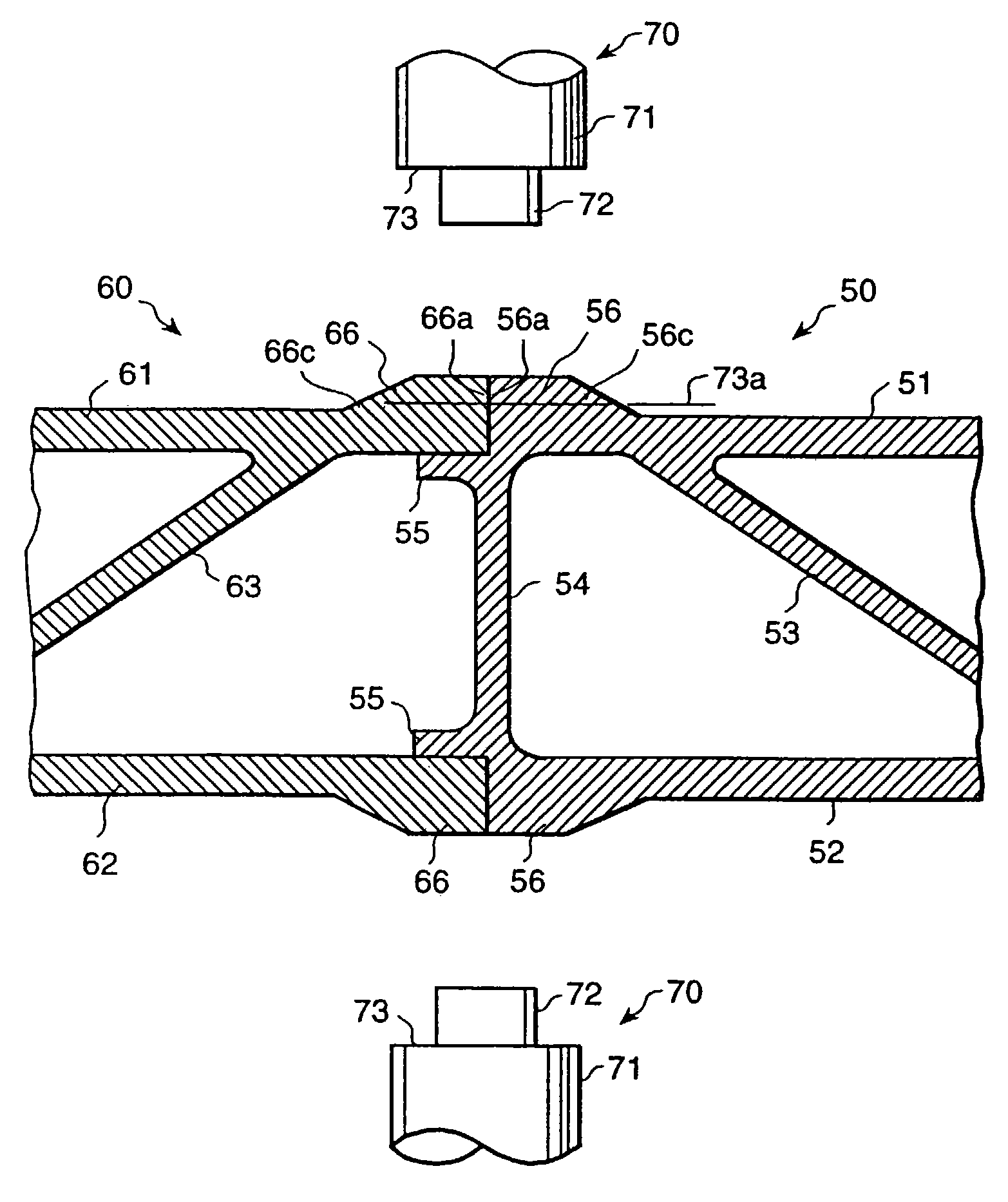 Friction stir welding method, frame members used therein, and product formed thereby