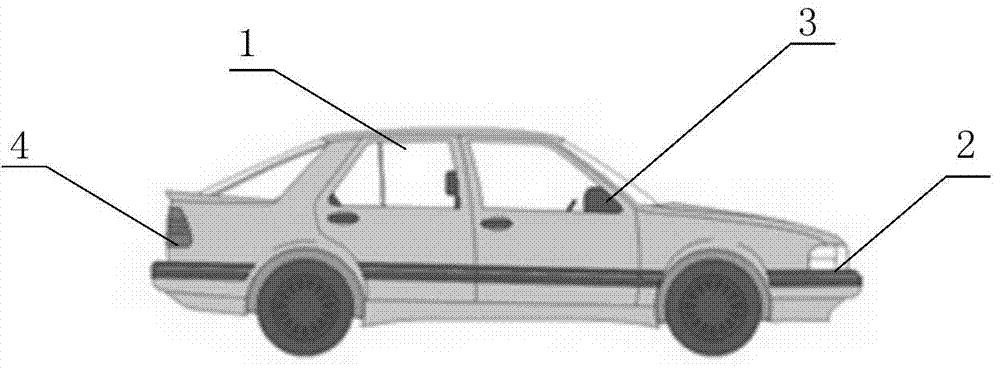 Automobile rear-ending avoidance alarming device and method