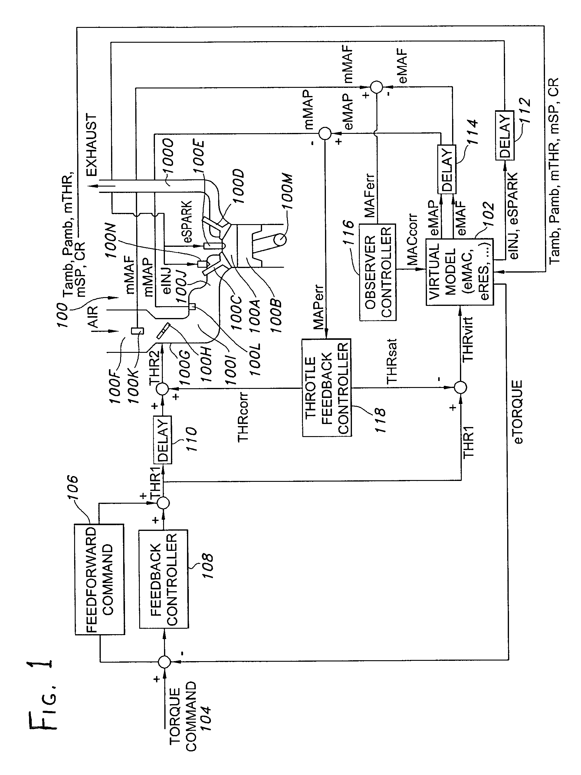 Internal combustion engine control system