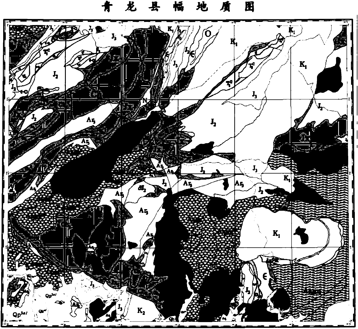 Geological symbol automatic generating and drawing method