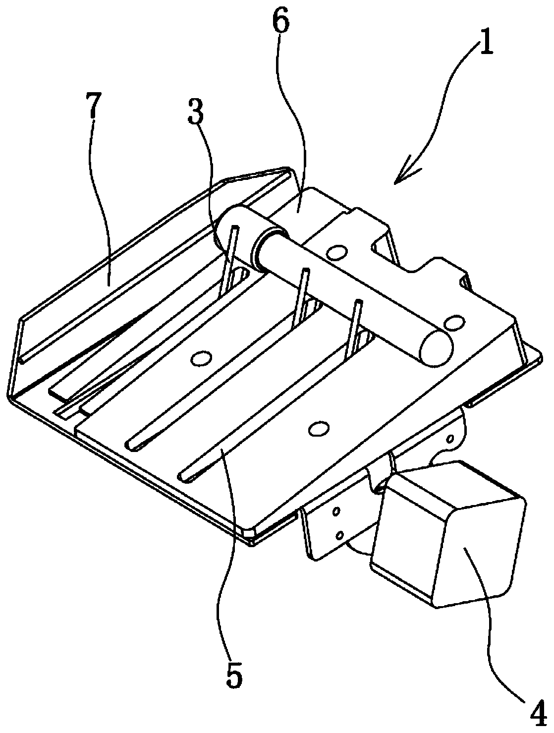 Test tube receiving and releasing device