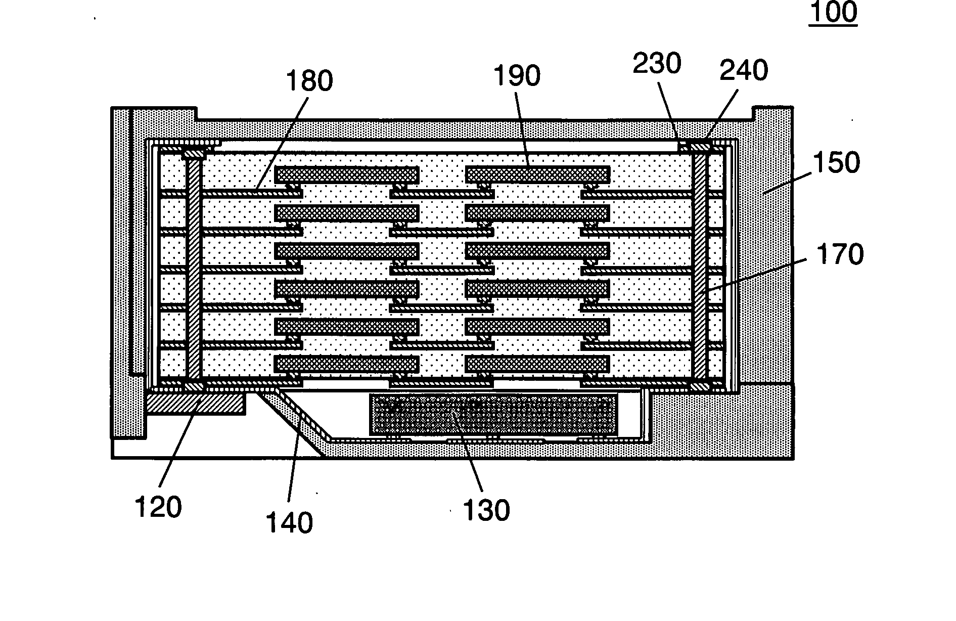 Electronic Circuit Device, Electronic Device Using the Same, and Method for Manufacturing the Same