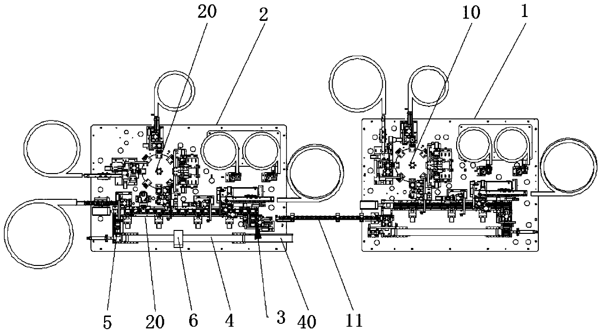 Button switch assembling machine