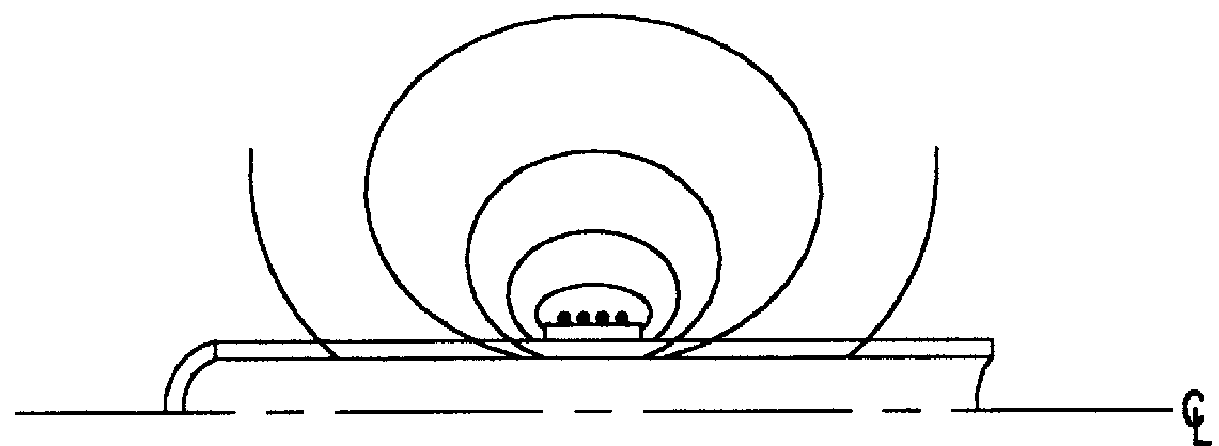 Ferrite crossed-loop antenna of optimal geometry and construction and method of forming same