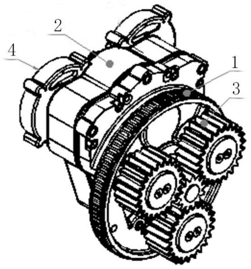 Drum support transmission system for hoisting mechanism