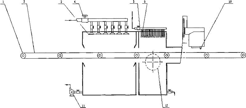 Method and equipment for preparing material with multi-color oxide film on surface