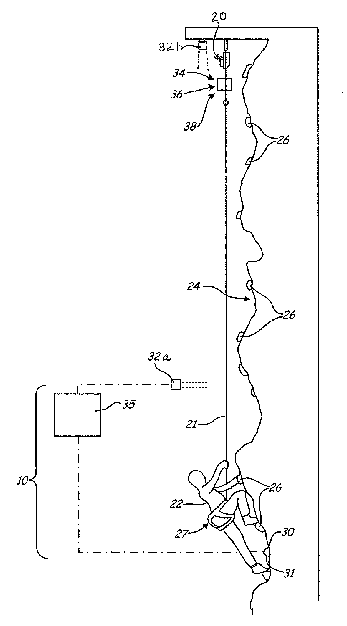 Automatic belay warning system