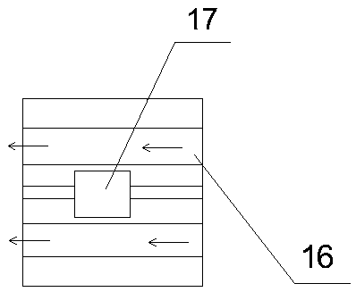 A nitrogen pre-filling device for an air flow packing machine