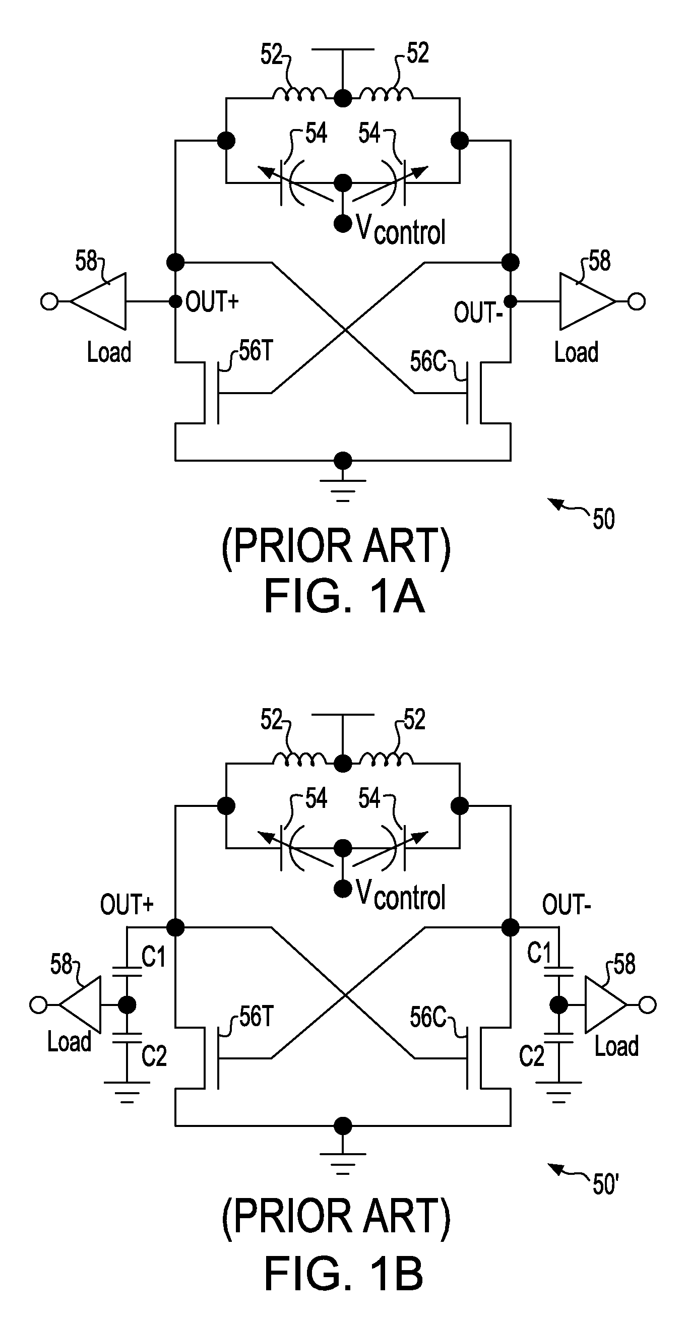 Load tolerant voltage controlled oscillator (VCO), IC and CMOS IC including the VCO