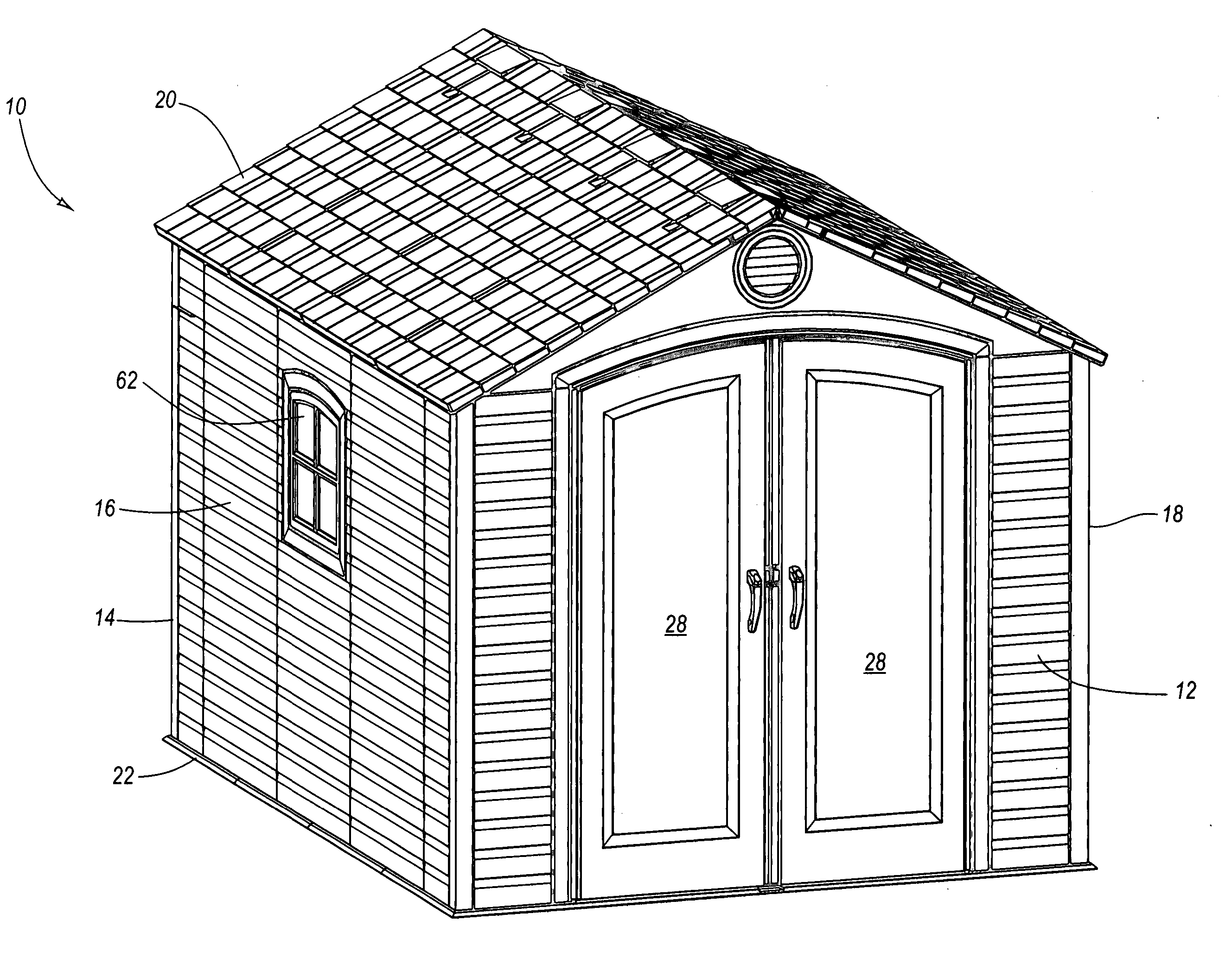 Packaging system for a modular enclosure