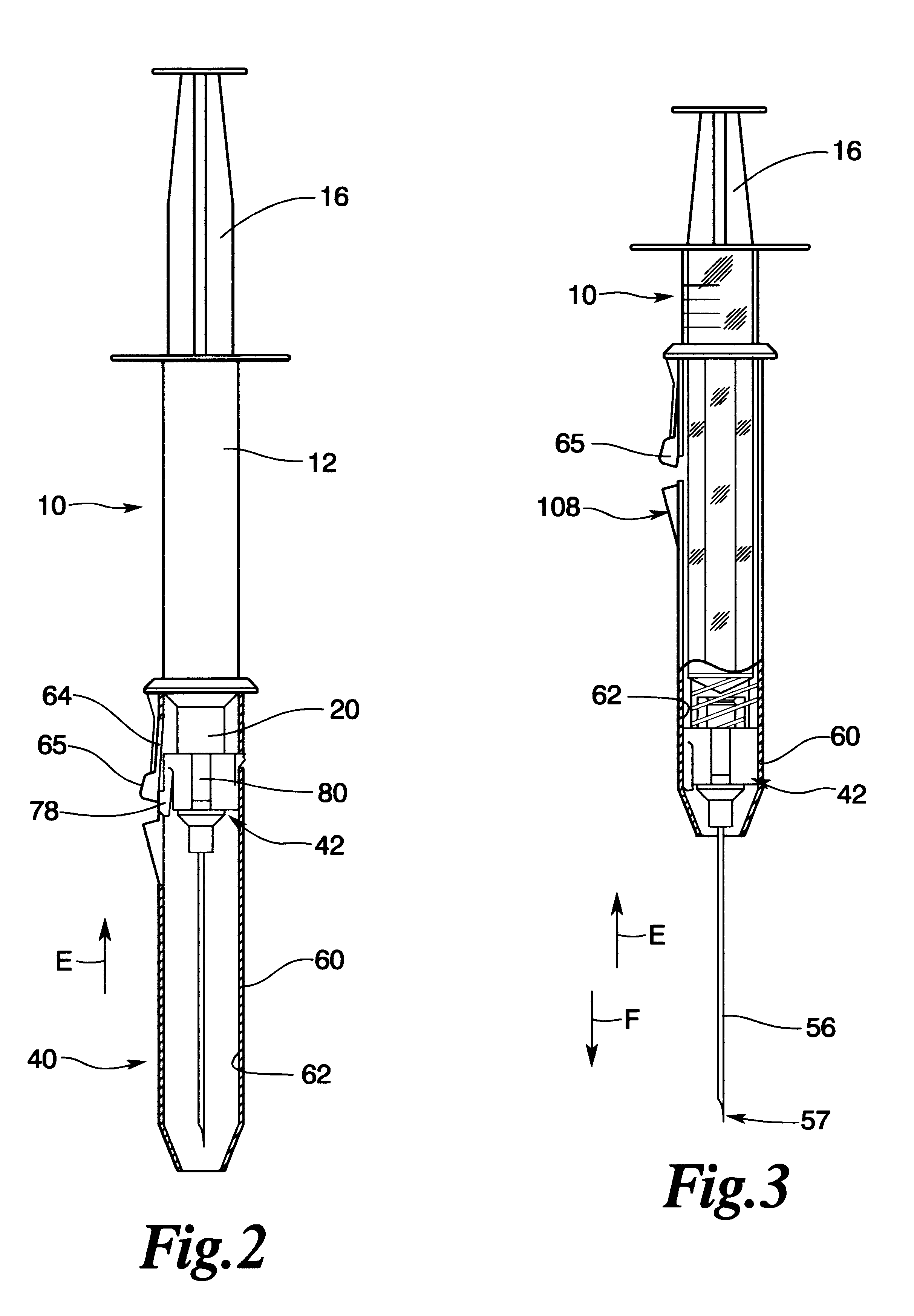 Selectively lockable needle guard