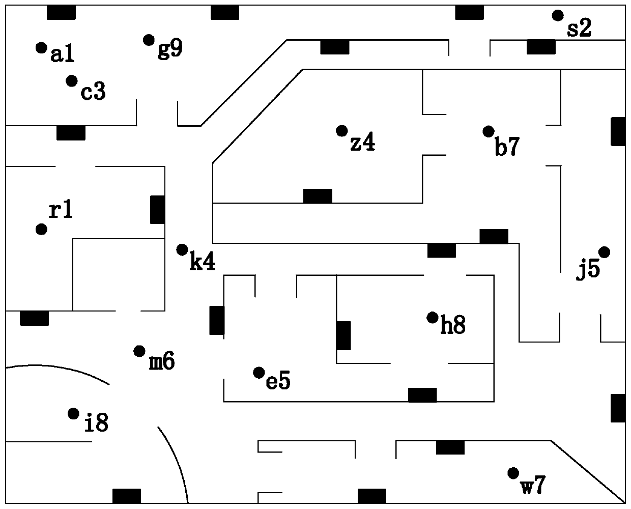 Personnel positioning system and method based on wearable bracelet and emergency lamp