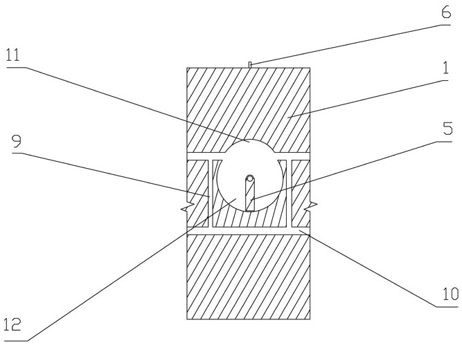 Anti-theft device for power transmission line iron tower